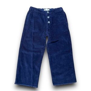 Navy Blue Kids Corduroy Pants